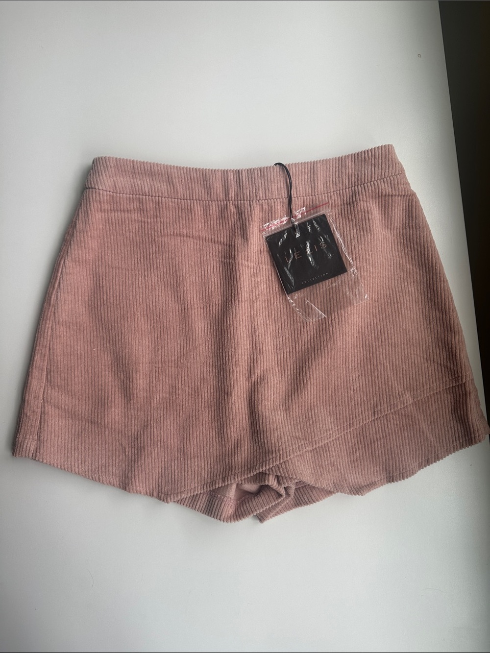 Le Lis Dusky Pink Corduroy Skort Shorts